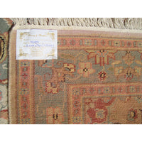 AHMEDANI Classic Medallion Floral Rectangle Area Rug Hand Knotted Wool Silk Carpet (5 x 3)'