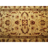 AHMEDANI Wonderful Chobi Zeiglar Mahal Rectangle Rug Wool Hand Knotted Carpet (4.11 X 3.2)'