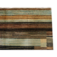 AHMEDANI Modern Afghan Gabbeh Mahal Vegetable Dyed Wool Carpet Hand Knotted Area Rug (8 X 5)'