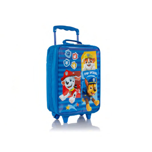 Paw Patrol Softside Luggage - 17" Rolling Suitcase Travel Trolley for Kids