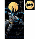 Batman Bath Towel and Wash Cloth Set for Kids 2 piece Multicolor Bath Set