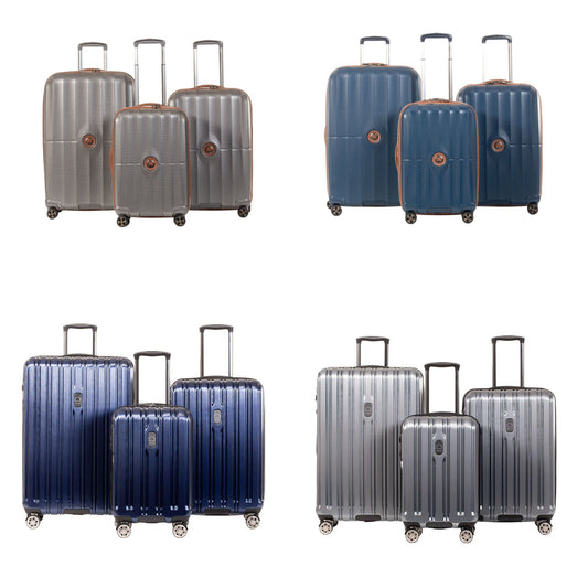 Delsey st. Maxime Hardside spinner expandable suitcase 3 pcs luggage set