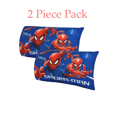 Marvel Spider-Man Kids Pillowcase Standard Size - 20 x 30 Inch [2 Piece Pillowcase Only]
