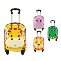 Tucci Hradside Carry on Luggage for Kids 18" Rolling Suitcase Trolley