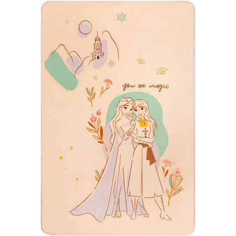 Frozen 2 (62" x 90") Multicolor Super Soft Micro Raschel Lightweight Cozy Throw Blanket
