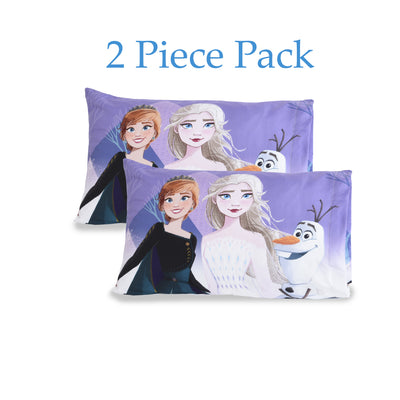 Frozen II Standard Pillowcase for Kids (20 x 30) Inch [2 Piece Pillowcase Only]