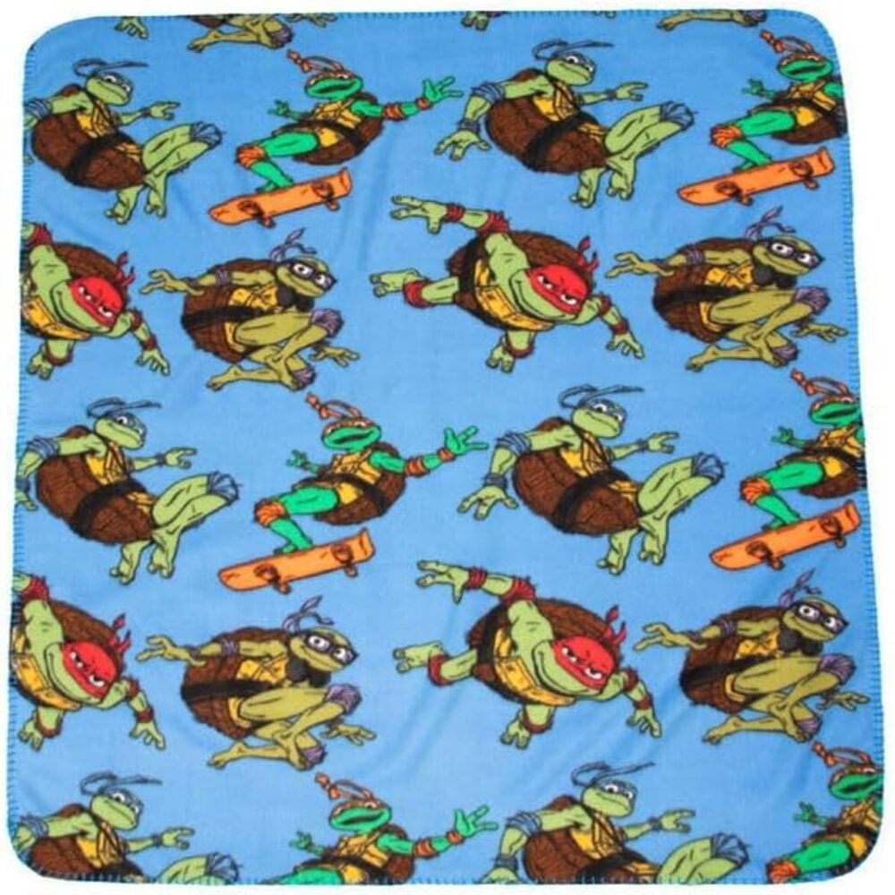 Teenage Mutant Ninja Turtles Soft & Cozy (50" x 40") Fleece Throw for Kids