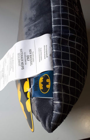 Batman Cushion Pillow for Kids 16 x 16 Inch Black (1 Piece Pillow only)
