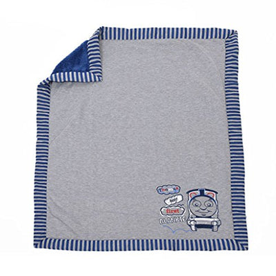 Mattel Thomas and Friends Jersey Knit and Sherpa Baby Blanket - My First Blankie (40 x 50) Inch