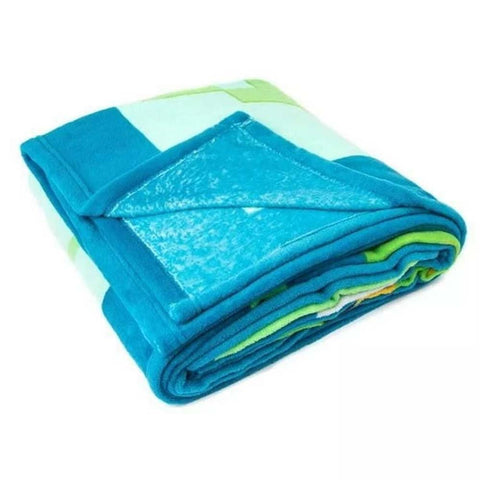 Minecraft Beautiful Day Fleece Super Soft Blanket(62" x 90") for kids
