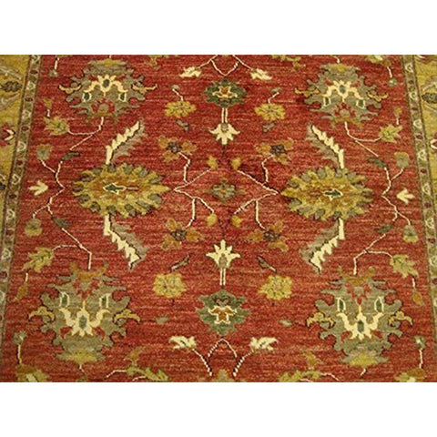 Wonderful Rare Chobi Zeigler Mahal Vege Dyed Rectangle Area Rug Hand Knotted Carpet (7.7 x 6.7)'