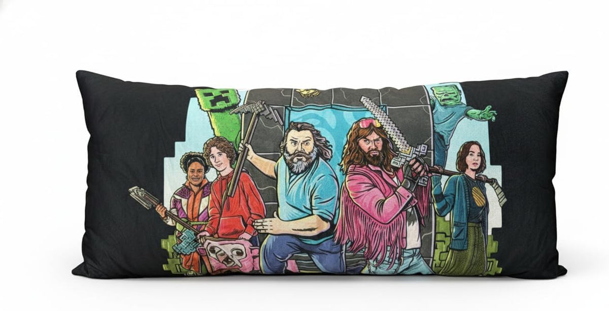 Minecraft Character Ultra Soft Plush Kids Long Decorative Body Pillow 36x18 inch