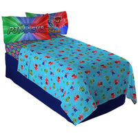 NEW Kids Bedding Set 3pc Twin Sheet Set - Flat Sheet, Fitted Sheet & Pillowcase