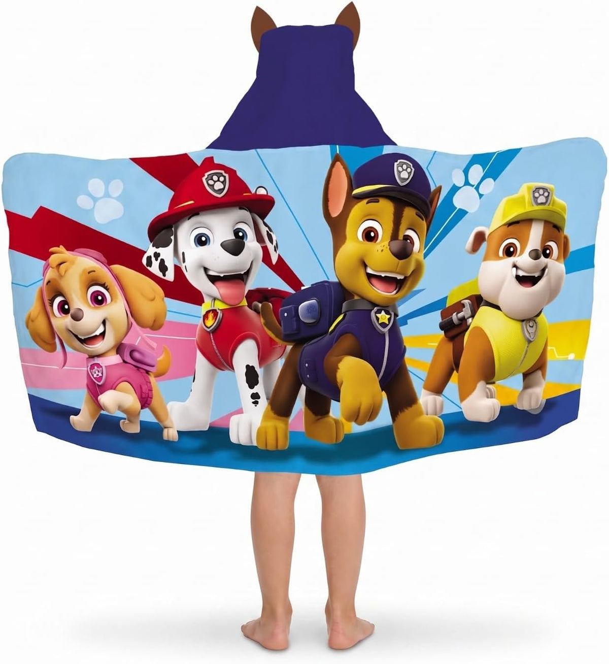 Paw Patrol "Rescue Repeats" Hooded Towel Wrap for Kids