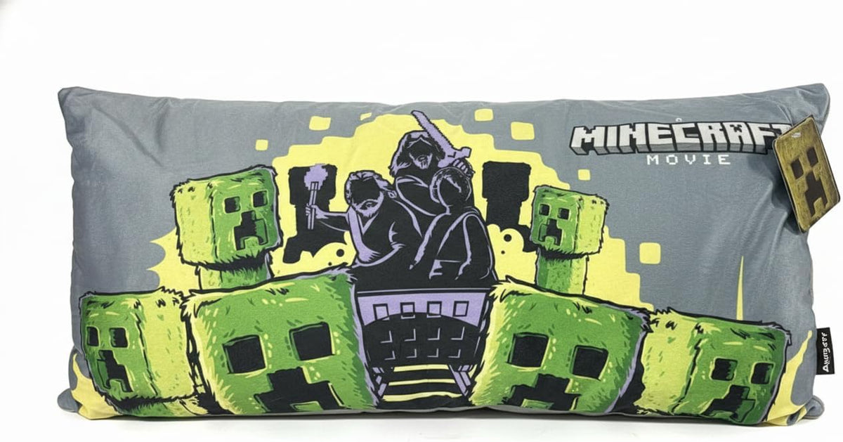Minecraft Character Ultra Soft Plush Kids Decorative Body Pillow 36x18 inch
