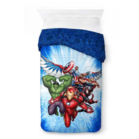Avengers 4-Pcs Twin Bed in Bag Sheet Set for Kids - Comforter, Flat Sheet, Fitted Sheet, and Pillowcase