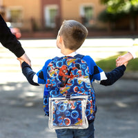 Spiderman Backpack 16 inch Kids Backpack with Lunch Box-6 Piece Set for Kids