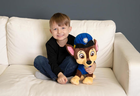 Paw Patrol Cuddle Pillow Chase Kids Plush Soft Throw Pillow 15"