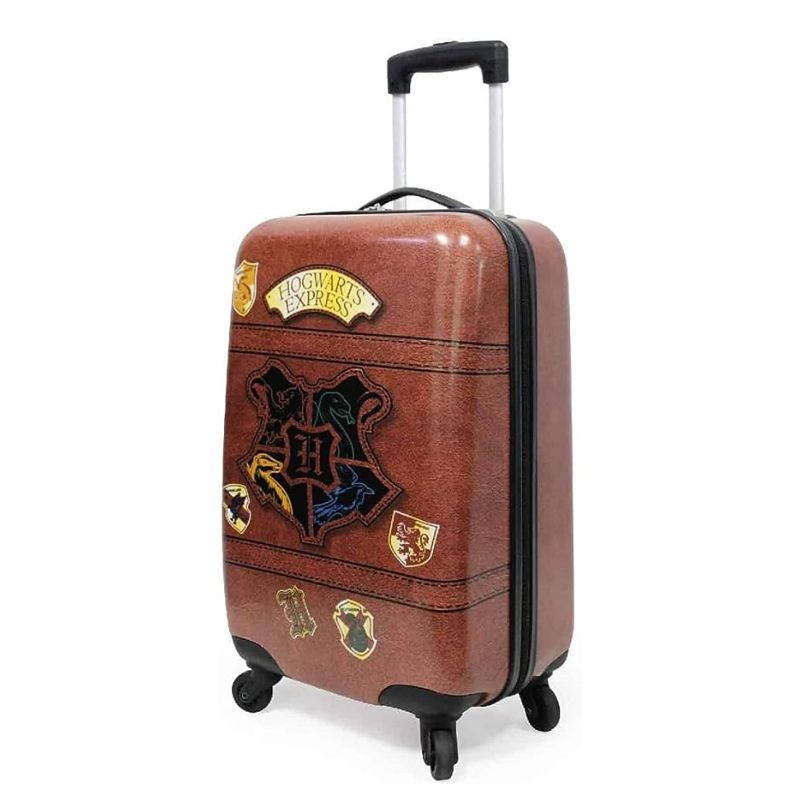 Harry Potter Luggage 21 Inch Hogwarts Express Hard-Sided Suitcase Rolling  Luggage Carry-On Tween Spinner Travel Trolley for kids - Brown