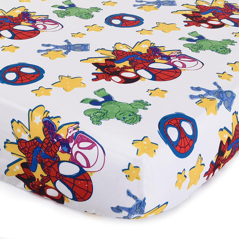 Spidey & His Amazing Friends Toddler Sheet Set for Kids - 3 PCS Bedding Set