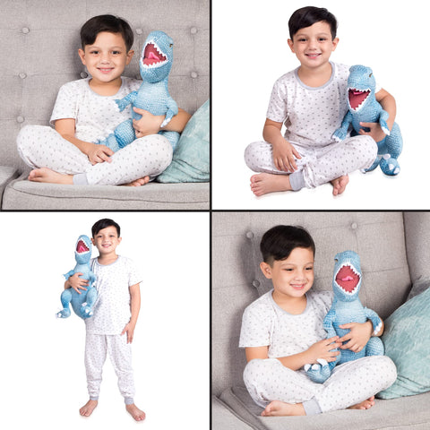 Jurassic World Plush Cuddle Pillow Buddy for Kids Bedding Dinosaur