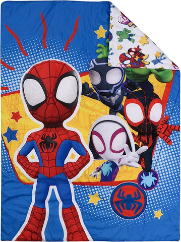 Spidey & His Amazing Friends Toddler Sheet Set for Kids - 3 PCS Bedding Set