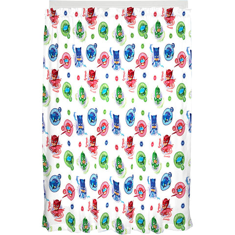 PJ Masks Kids Room Window Curtains - 82" x 63" - Franco Drapes Set