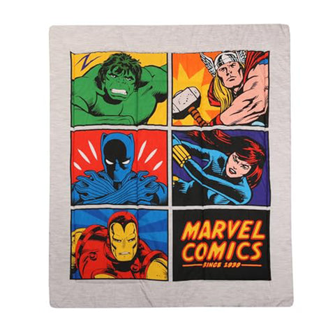 Marvel Comics Bedding Sheet Set 4 pcs Twin Bed in Bag Set for Kids - Reversible Comforter, Flat Sheet, Fitted Sheet & Pillowcase