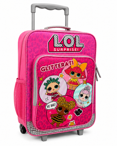 LOL Surprise pilot case 18 inch Soft side Rolling Luggage for kids