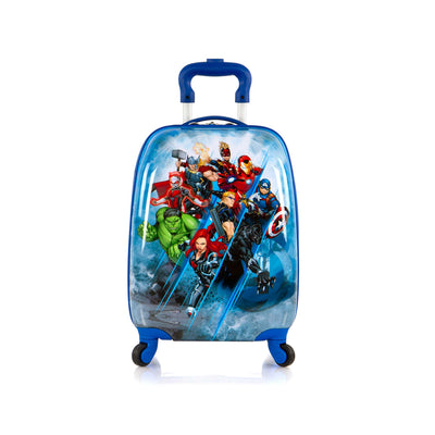 Marvel Avengers Hardside Spinner Rolling Luggage for Kids - 18 Inch[Blue]