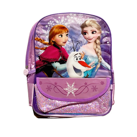 Frozen Kids Backpacking Backpack School Bag Girls 16"-Shoulder Backpack New