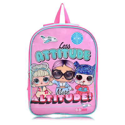 L.O.L. Surprise Girl's 15 inch Shoulder Backpack for Kids - Pink