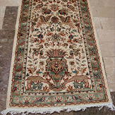 Tree of Life Peace Birds Harmony Rectangle Area Rug Wool Silk Hand Knotted Carpet (11.2 x 8.0)'
