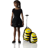 Travel Tots Multicolored All Overprinted Bumble Bee Luggage For Kid's 2piece