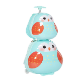 Travel Tots Kid's Multicolored All Overprinted Luggage-2piece