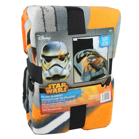 Star Wars Super Soft & Ultra Douce Fleece Blanket (62" x 90") for Kids