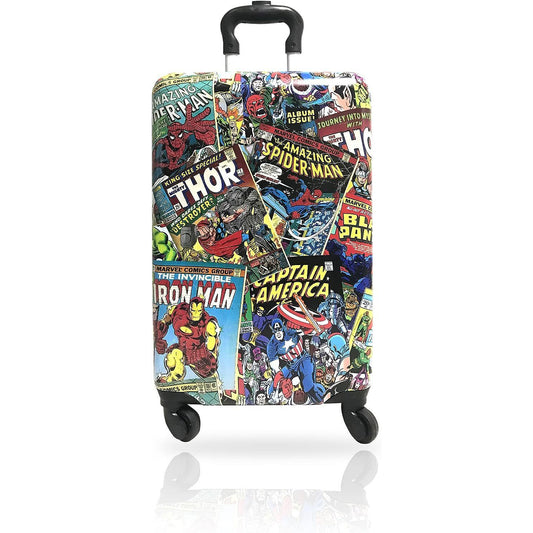 Fast Forward Marvel Comic Heroes Hard-Sided 20" Suitcase Luggage for Kids