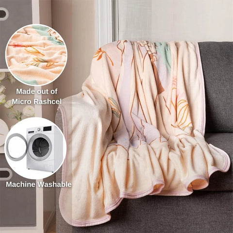 Frozen 2 (62" x 90") Multicolor Super Soft Micro Raschel Lightweight Cozy Throw Blanket