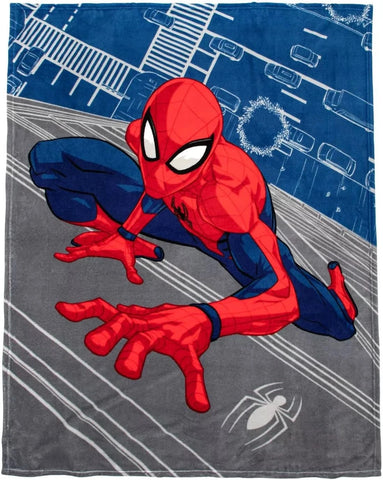 Spiderman Web Crawler 46 x 60 Inch Throw Blanket for kids