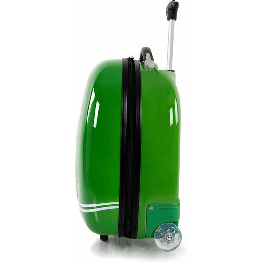 NBA Boston Celtics Hardside Carry on Wheeled Luggage for Boys - 18 Inch Travel Trolley Suitcase