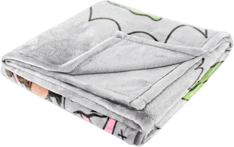 Minecraft Creeper Kids Plush Throw Blanket Soft & Comfy Fluffy 50x70 Inches