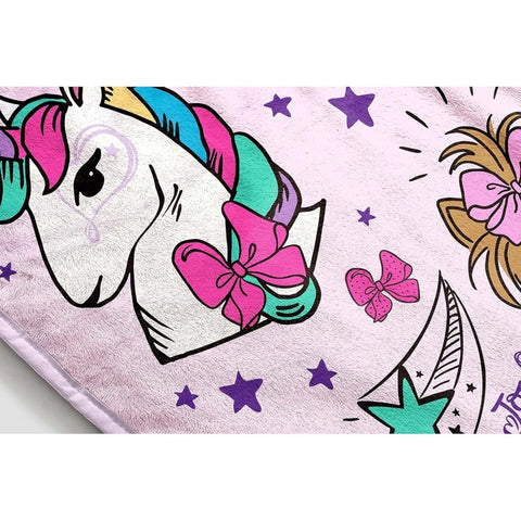 Jay Franco JoJo Siwa Reach for the Stars Throw Blanket 60x46 Microfiber Kids