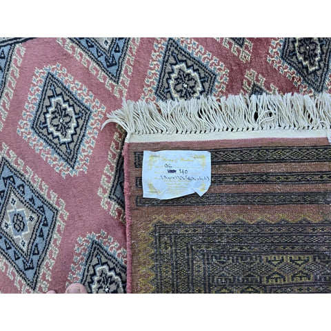 Al Ahmedani Linen Floral Jaldar Hand Knotted Rectangle Area Rug Wonderful Design Home Decor Wool Silk Indoor Carpet (6.3 x 4.4)'
