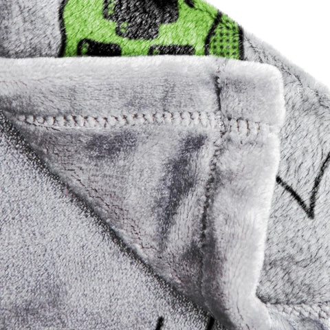 Minecraft Creeper Kids Plush Throw Blanket Soft & Comfy Fluffy 50x70 Inches