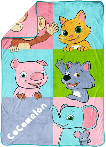 Cocomelon Animals Kids Blanket Super Soft Plush Micro Throw Blanket for Kids