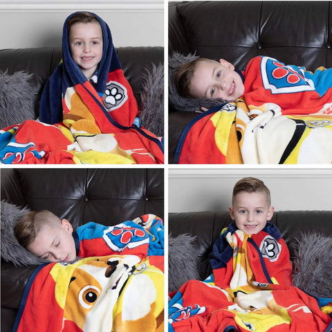 Paw Patrol Franco Kids Ultra Soft Micro Raschel Blanket 62 x 90 in