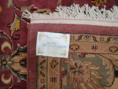 Love Medallion Floral Oriental Area Rug Hand Knotted Wool Silk Carpet (9 x 6)'