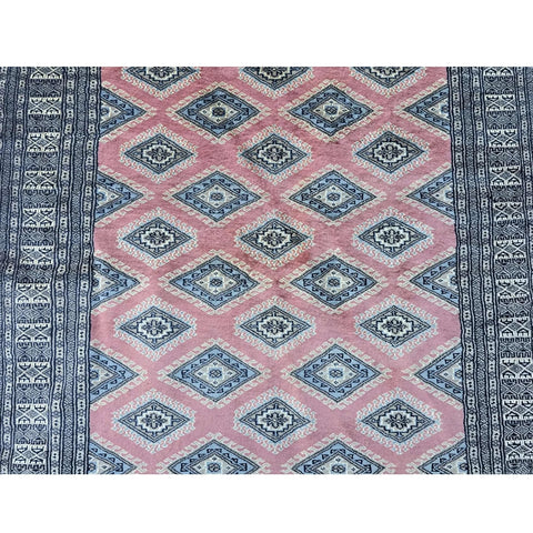 Al Ahmedani Linen Floral Jaldar Hand Knotted Rectangle Area Rug Wonderful Design Home Decor Wool Silk Indoor Carpet (6.3 x 4.4)'
