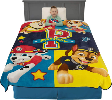 Paw Patrol Franco Kids Ultra Soft Micro Raschel Blanket 62 x 90 in