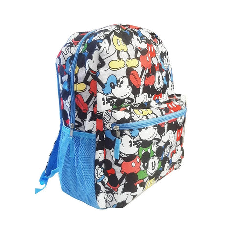 Mickey Mouse All-Over Print 16" Kids School Shoulder Backpacking Backpack